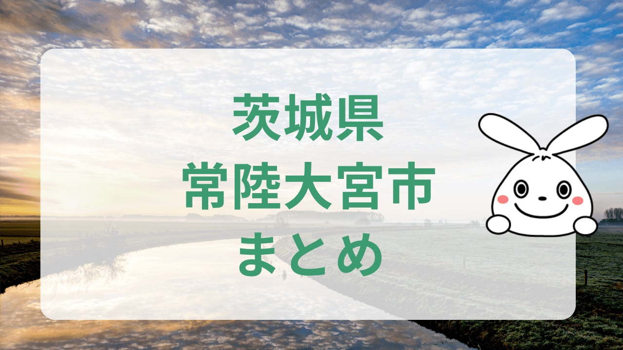 常陸大宮市のまとめ