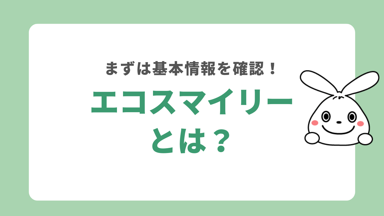 エコスマイリーとは?