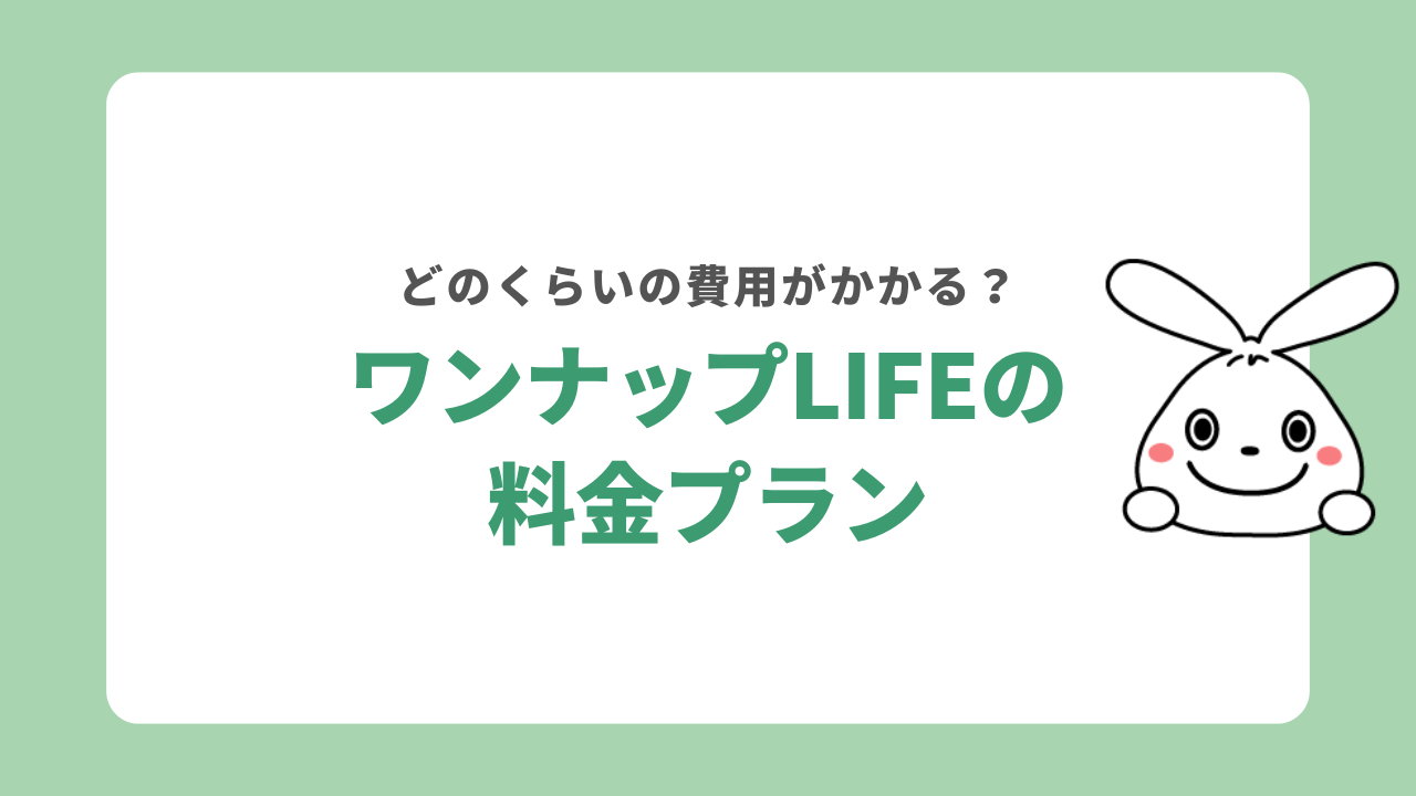 ワンナップLIFEの料金プラン
