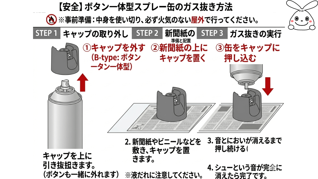 スプレー缶の処分方法2
