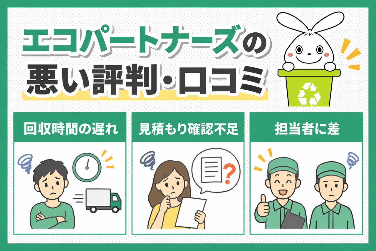 エコパートナーズの悪い評判・口コミ一覧