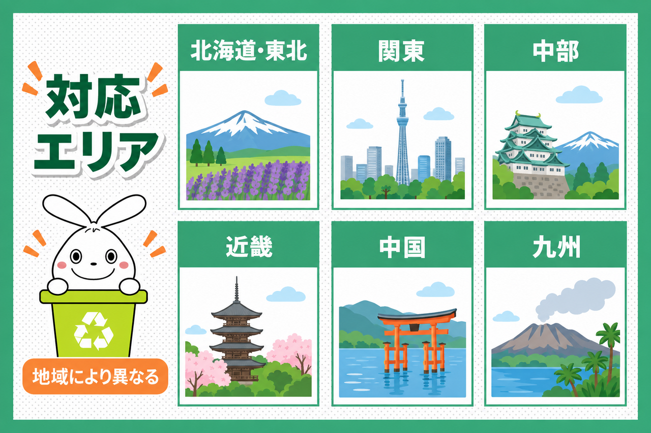 エコパートナーズの対応エリア