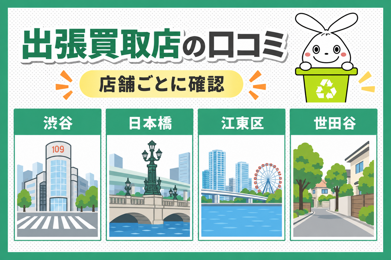 エコパートナーズ出張買取店の口コミ
